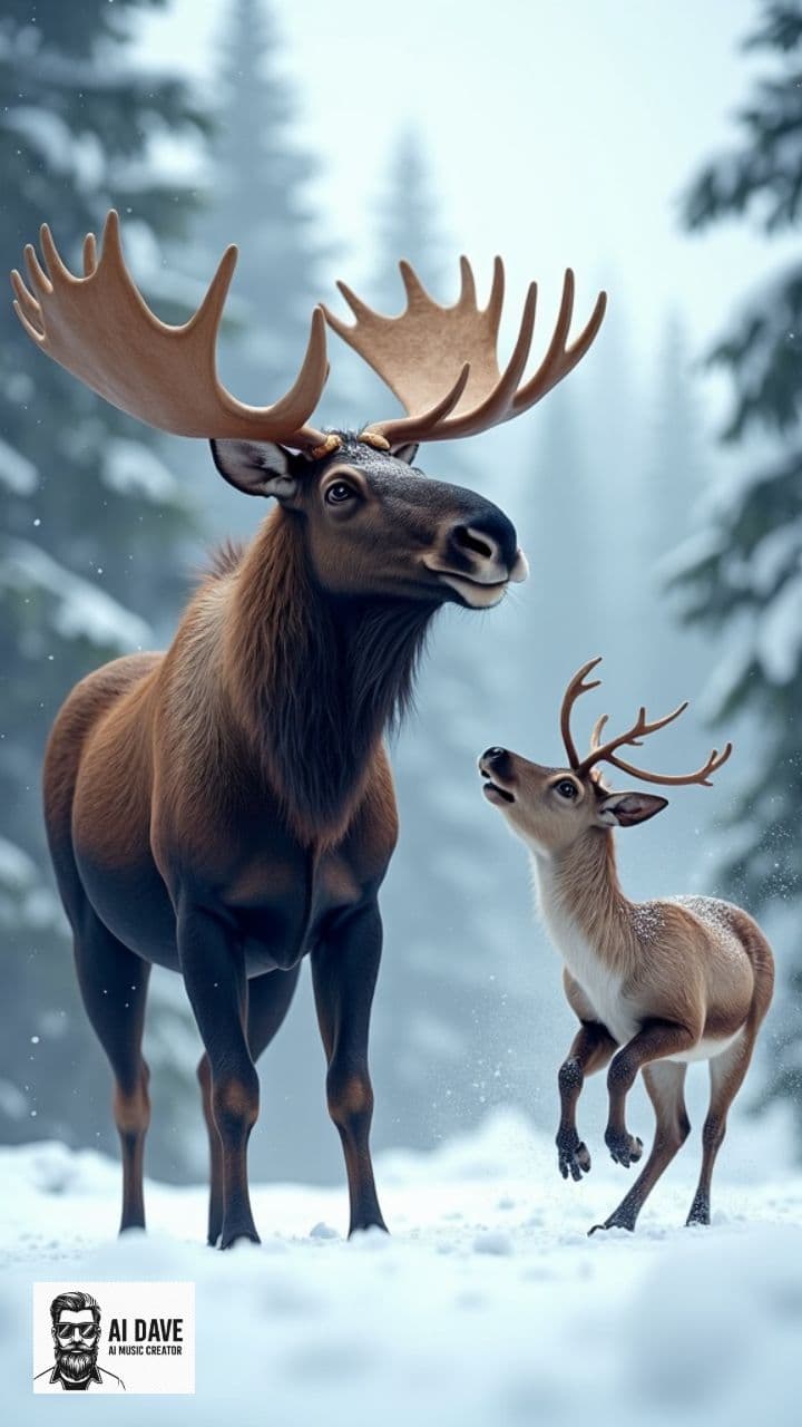 Bruce the Christmas Moose - TikTok 9:16