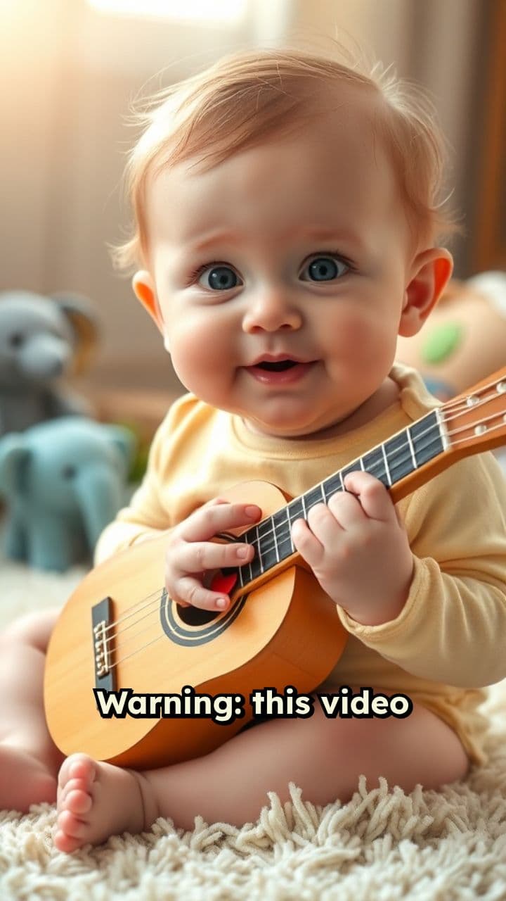 Baby Guitarist Will Melt Your Heart
