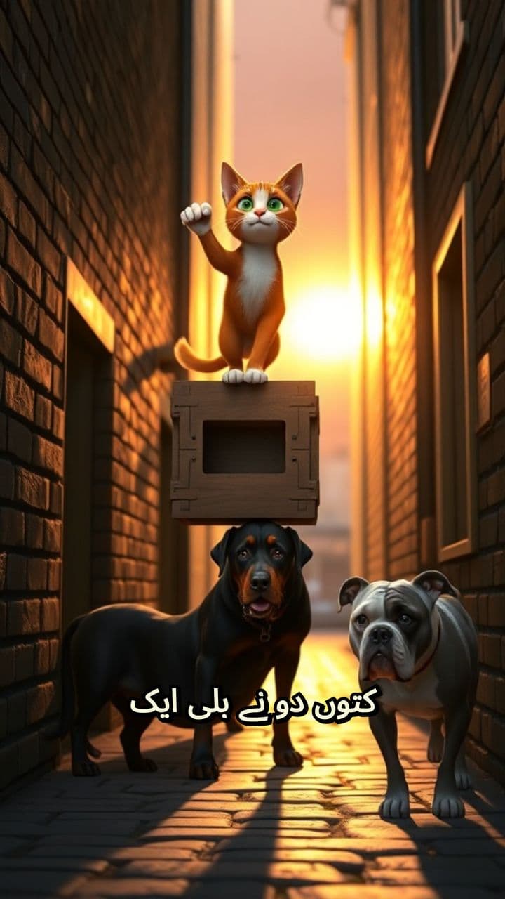 ایک بلی کی بہادری