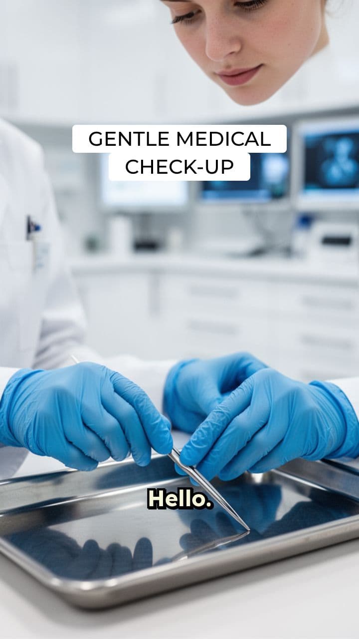 Cinematic Gentle Medical Check-up ASMR