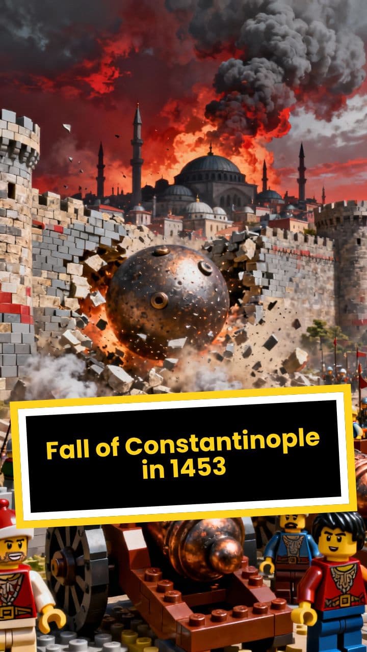 Fall of Constantinople in 1453