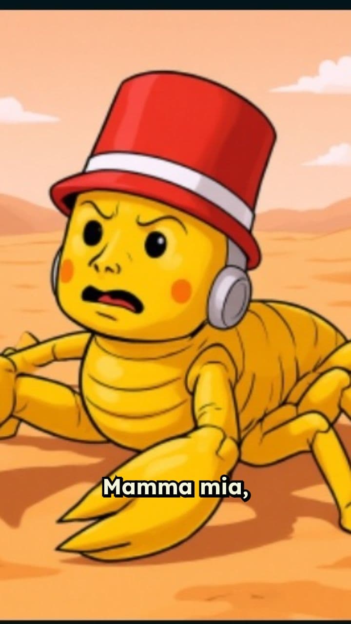 Le Avventure di Crocchè Granchio nel Deserto Arancione