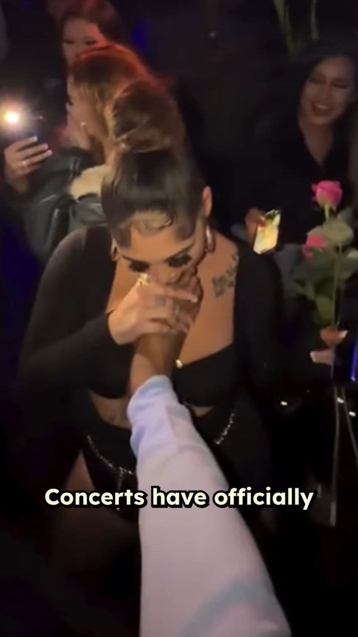 Rapper Receives Unusual Fan Treatment on Stage