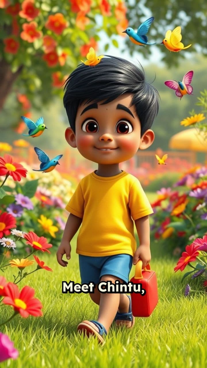 Chintu and the Playful Monkey