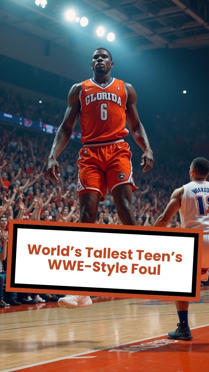 World’s Tallest Teen’s WWE-Style Foul