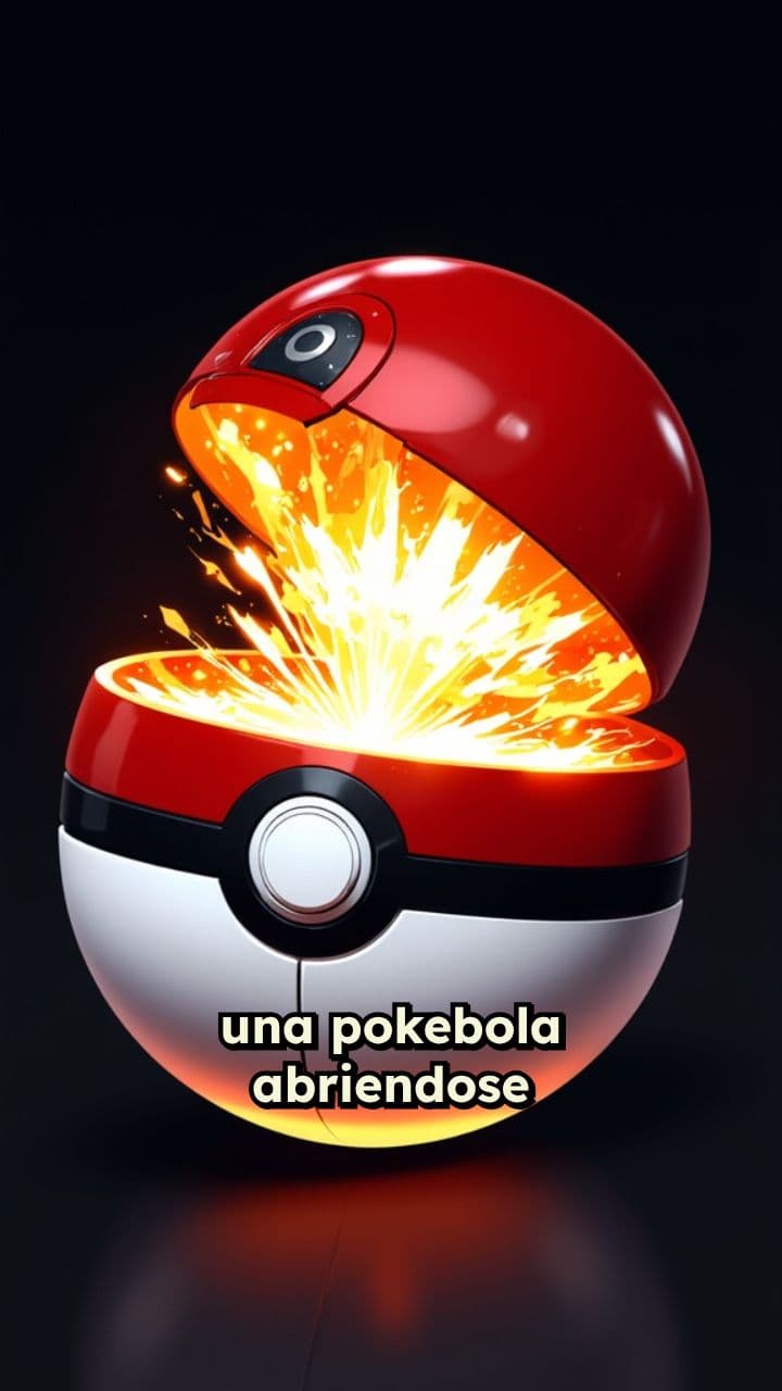 Destello de Pokébola en la oscuridad
