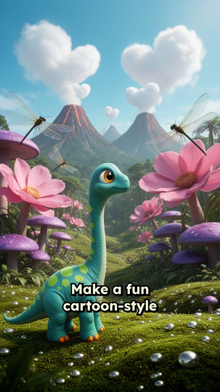 Shy Dino Makes a Friend