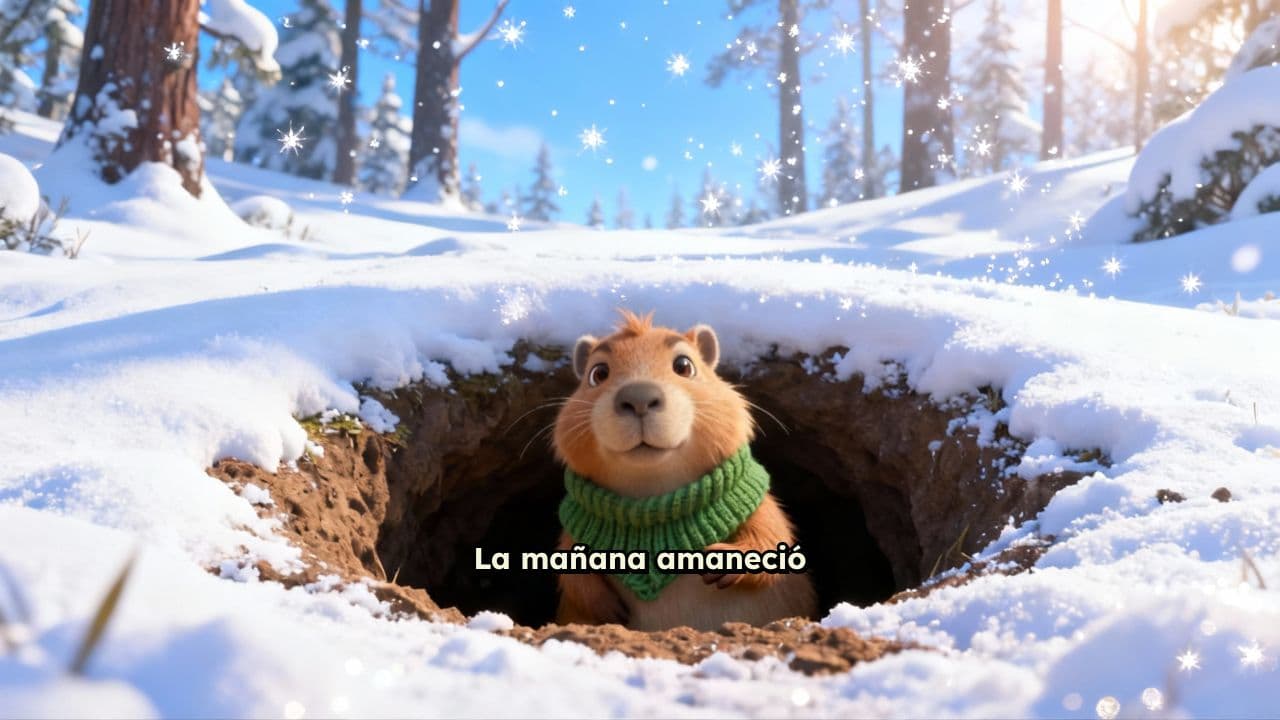 Sebastián el Capibara y el Misterio del Árbol de Navidad Desaparecido