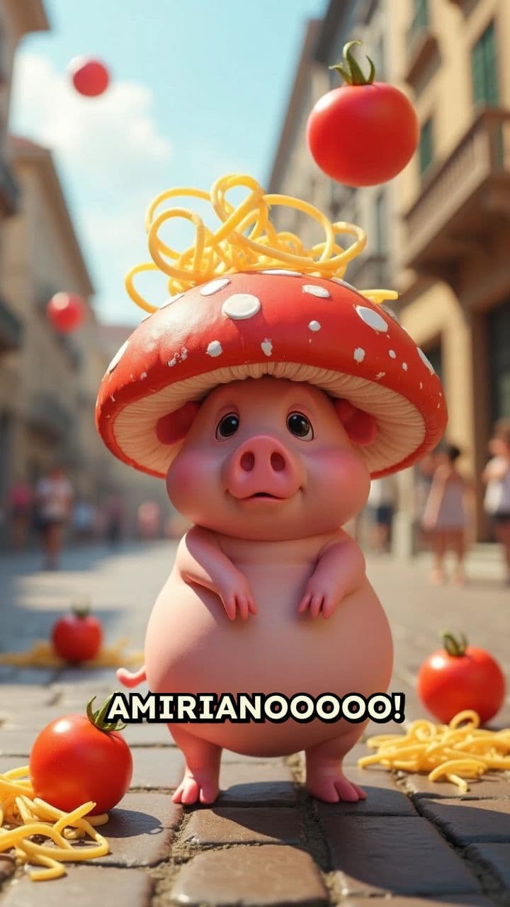 Porcellino Funghetto and the Soveafle!