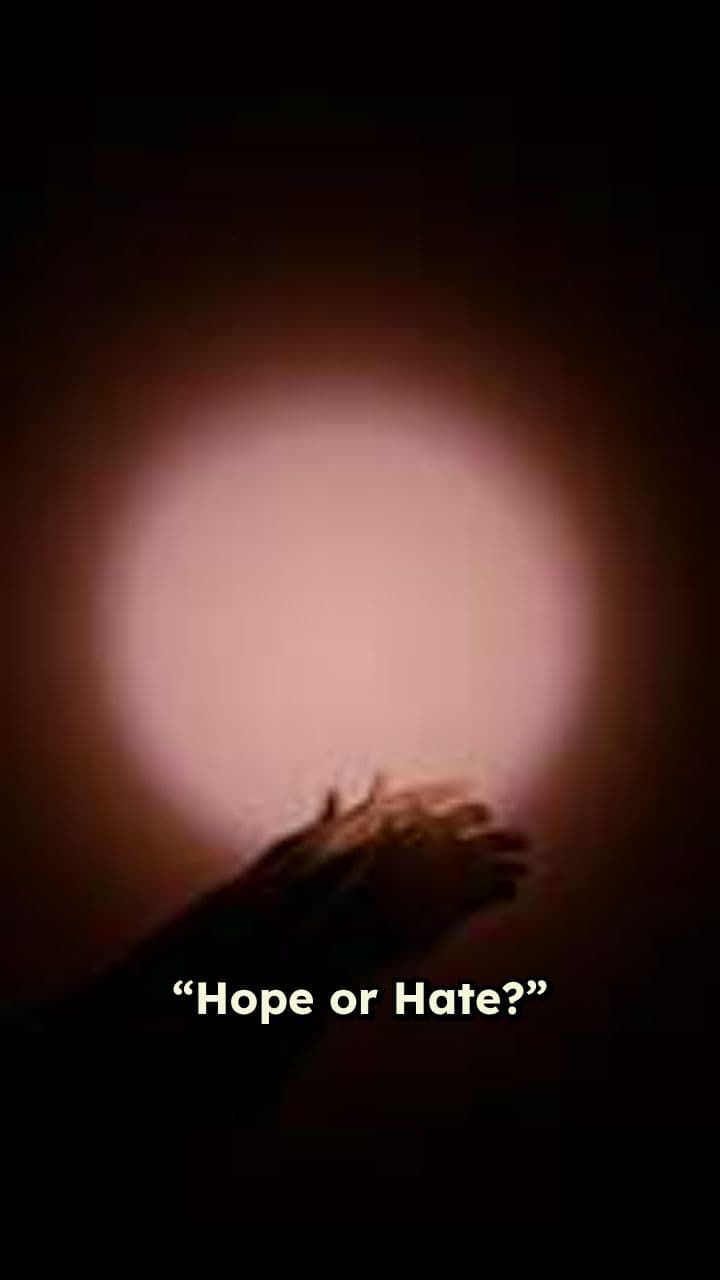 Hope vs. Hate: Discernment in Life