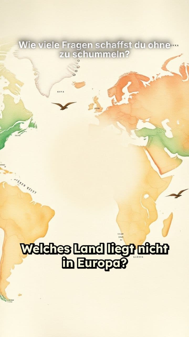 Wie viele Fragen schaffst du ohne zu schummeln?