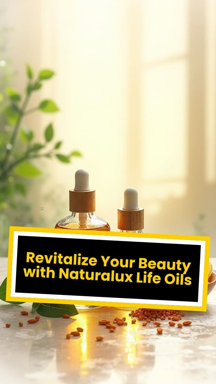 Revitalize Your Beauty with Naturalux Life Oils