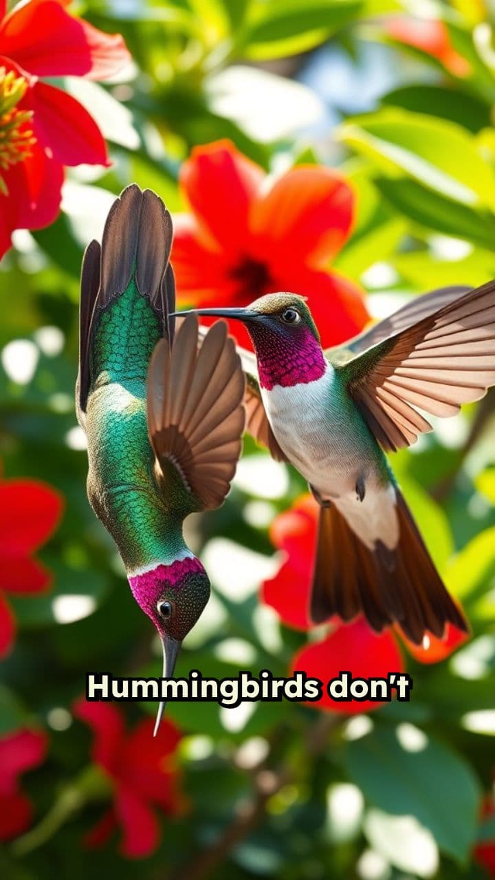 Hummingbirds: Tiny Aerial Warriors