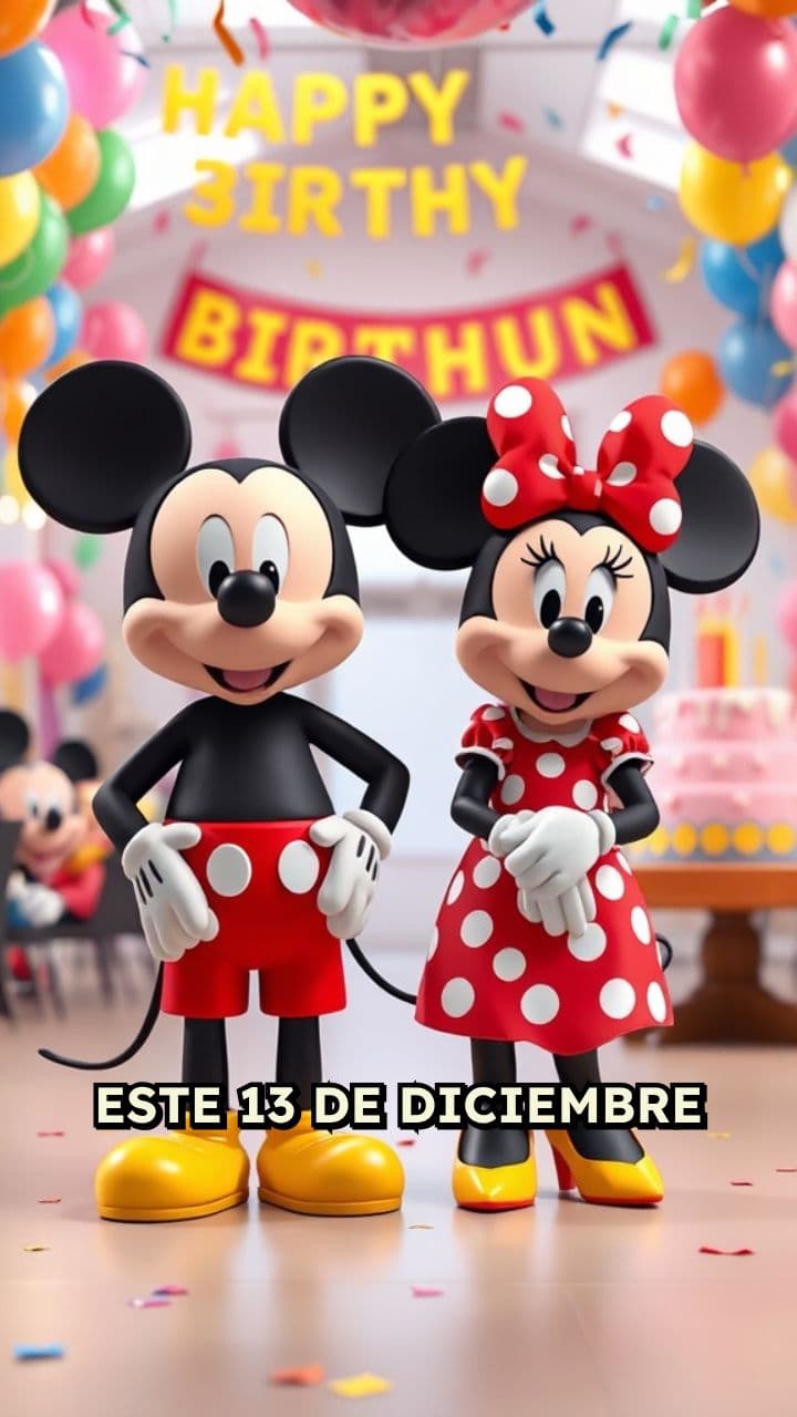 Fiesta de Cumpleaños Disney Navideño