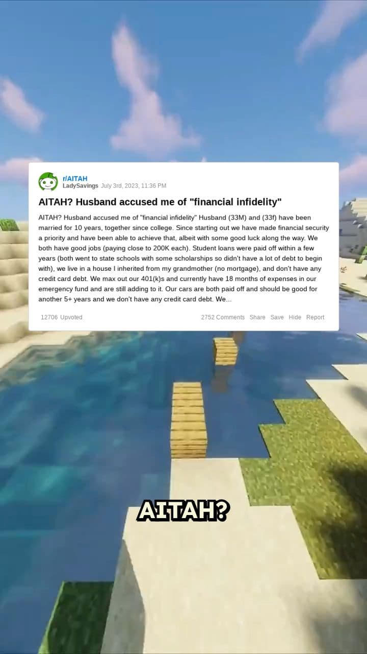 Financial Infidelity or Just Savings?