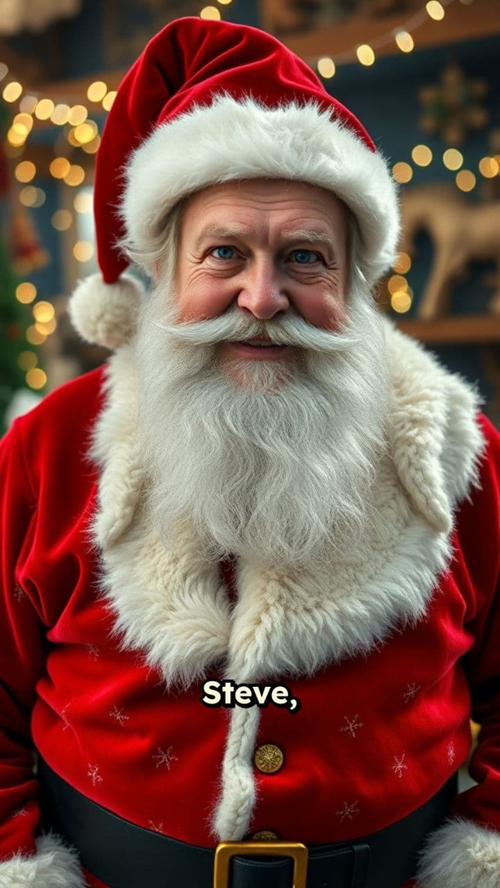 Santa's Stern but Loving Warning