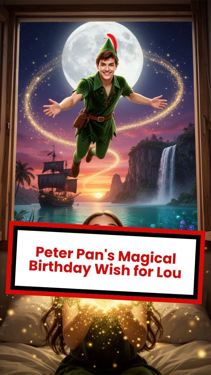 Peter Pan's Magical Birthday Wish for Lou