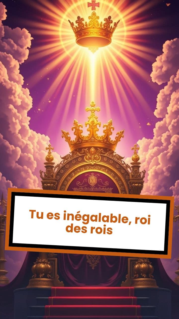 Tu es inégalable, roi des rois