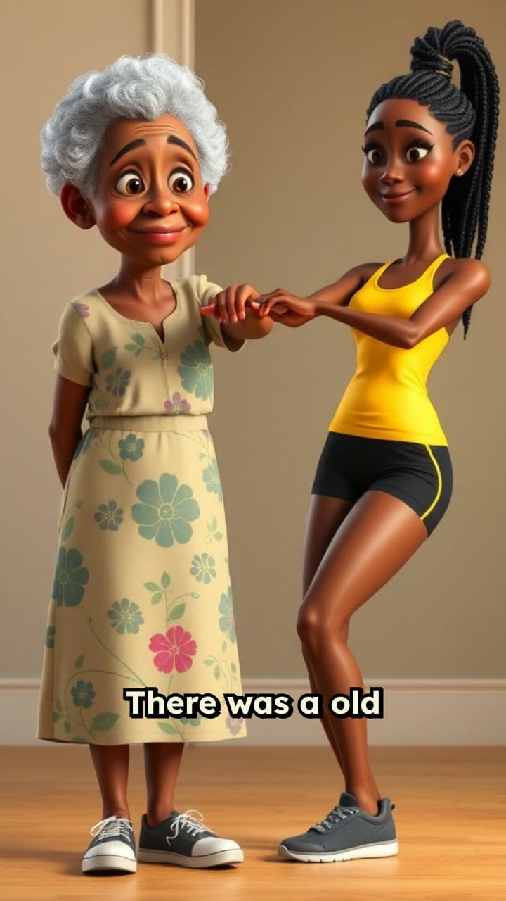 Old Lady Knocks Out Young Lady