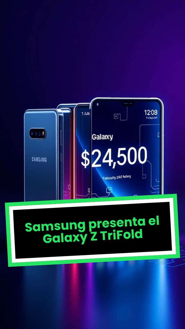 Samsung presenta el Galaxy Z TriFold