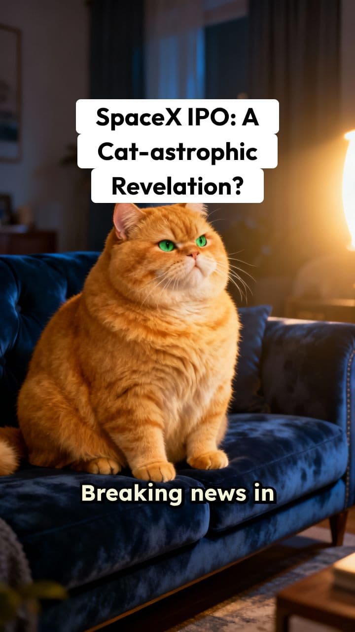 SpaceX's Colossal IPO: A Cat's Perspective