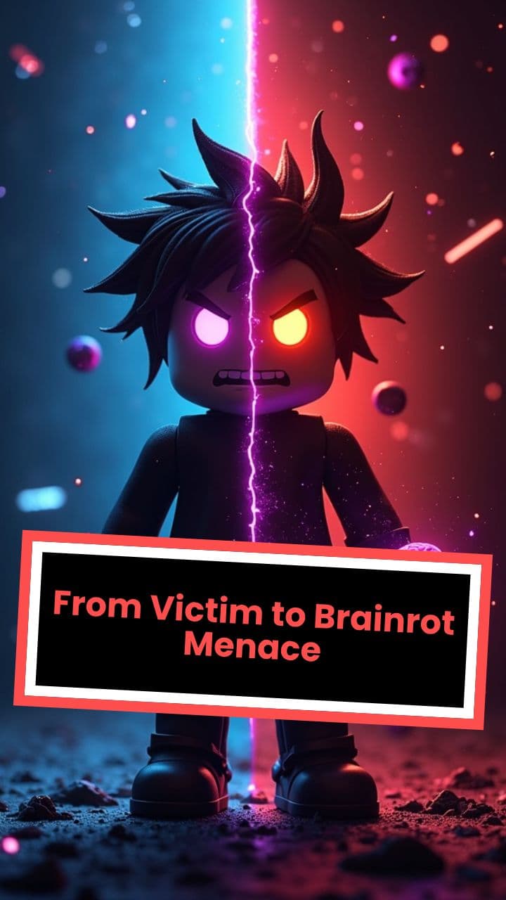 From Victim to Brainrot Menace
