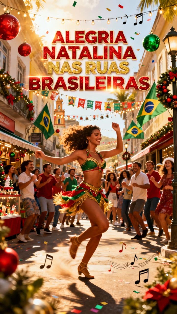 Alegria Natalina nas Ruas Brasileiras