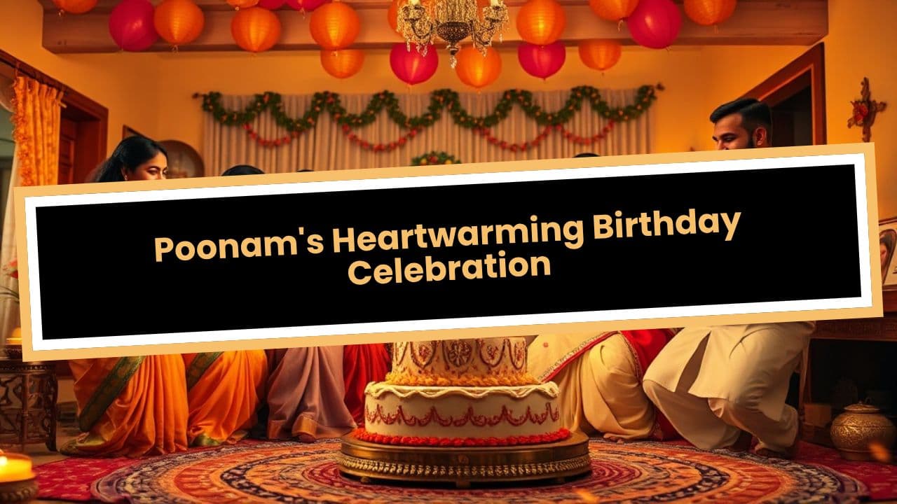 Poonam's Heartwarming Birthday Celebration
