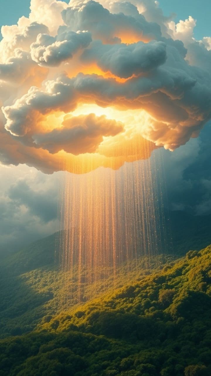 La lluvia como regalo divino