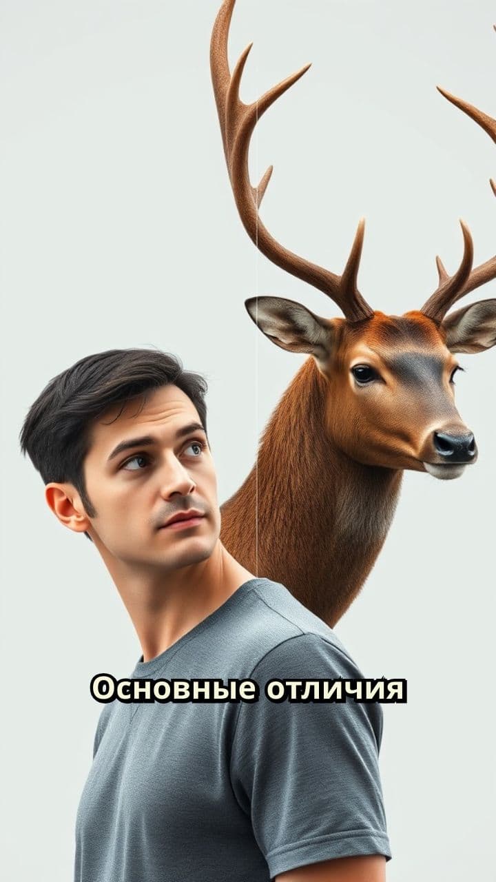 Человек и животное: основные отличия