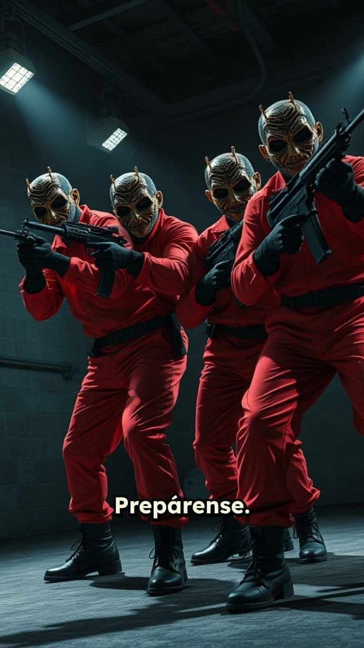 Coreografía de Máscaras y Dinero