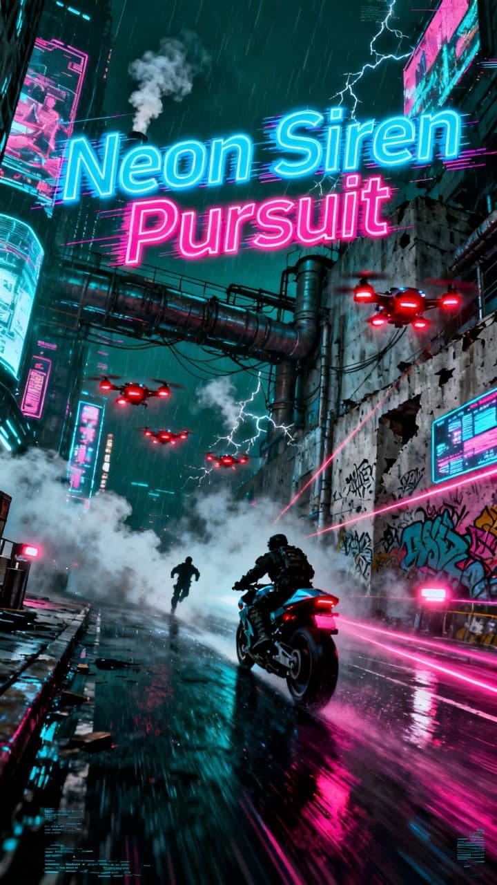 Neon Siren Pursuit