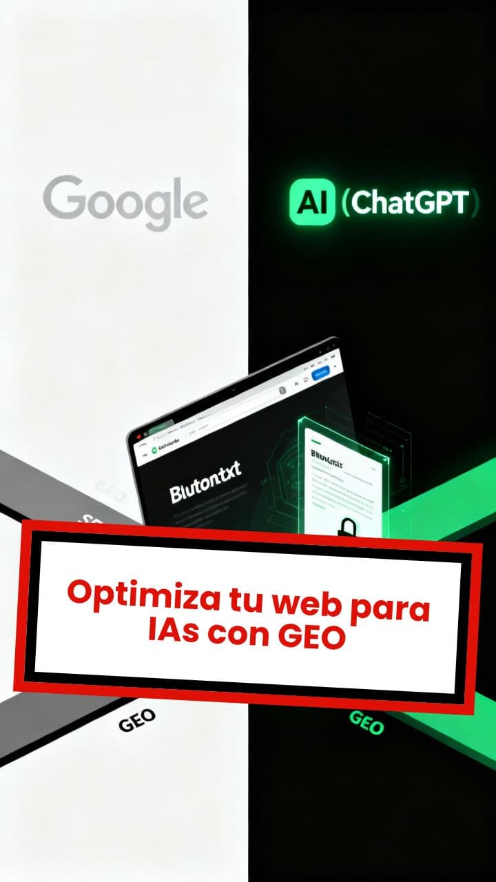 Optimiza tu web para IAs con GEO
