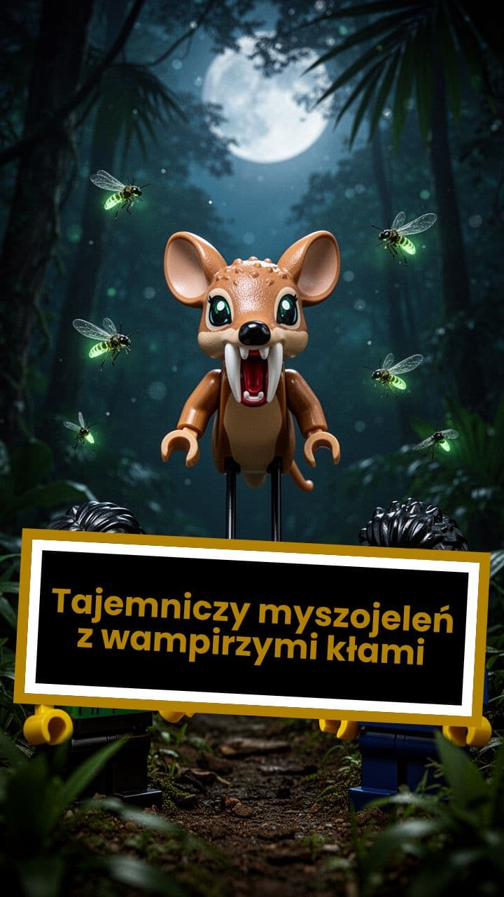 Tajemniczy myszojeleń z wampirzymi kłami