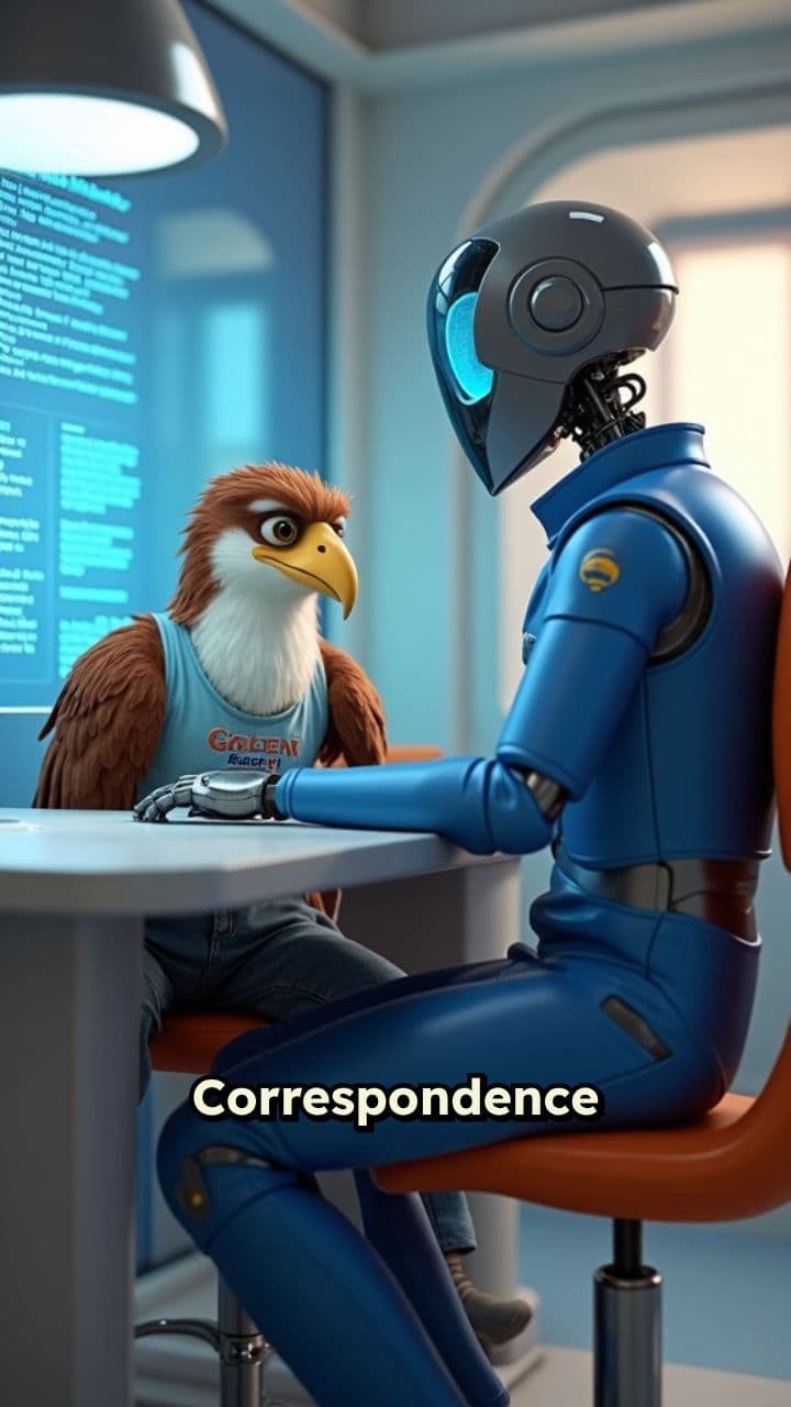 Переписка робота и орленка