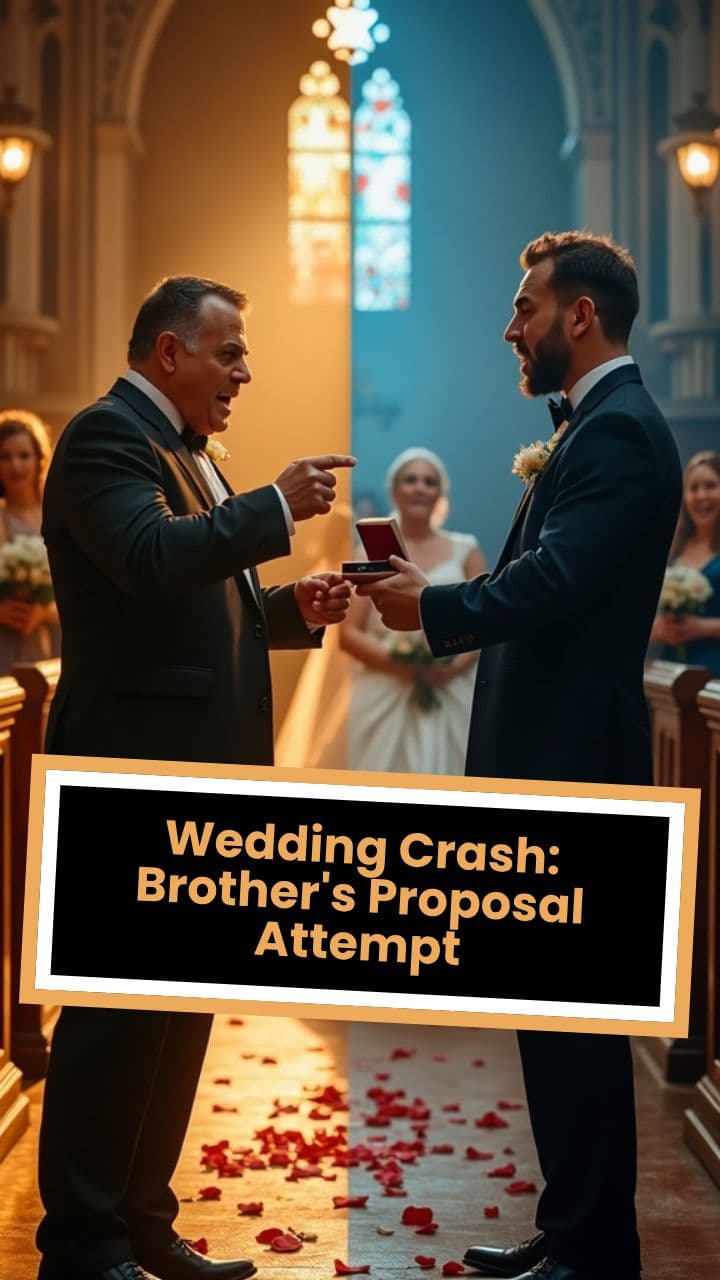 Wedding Crash: Brother's Proposal Attempt