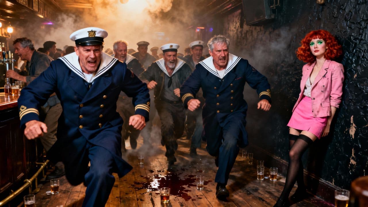 Bière et marins en folie