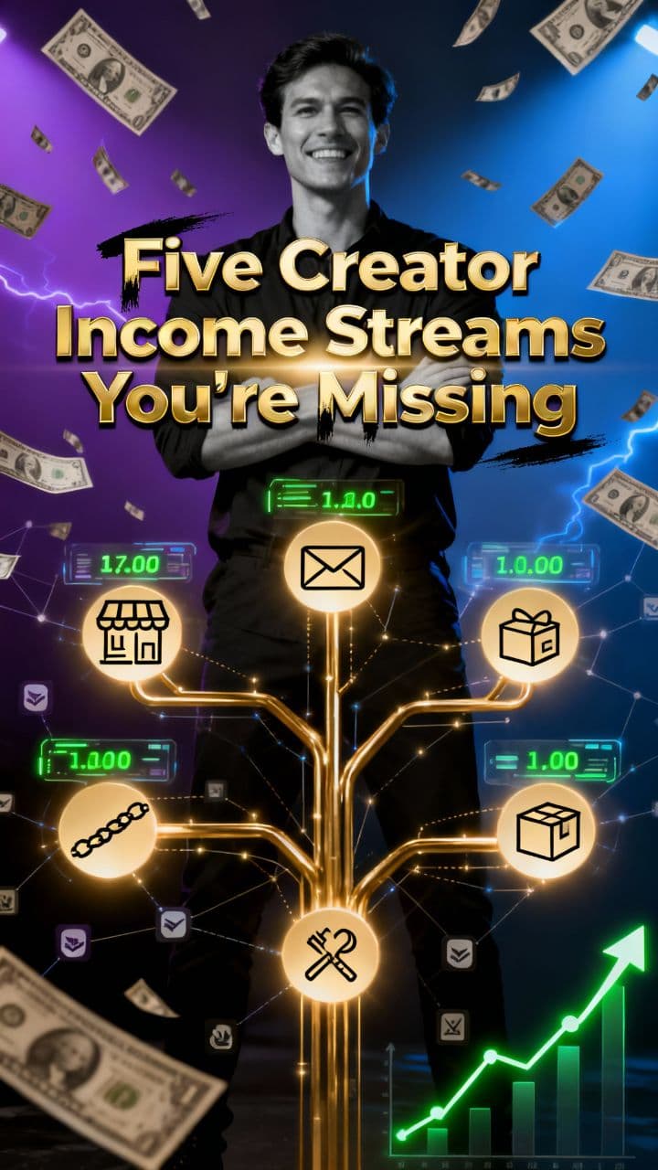 Five Creator Income Streams You’re Missing