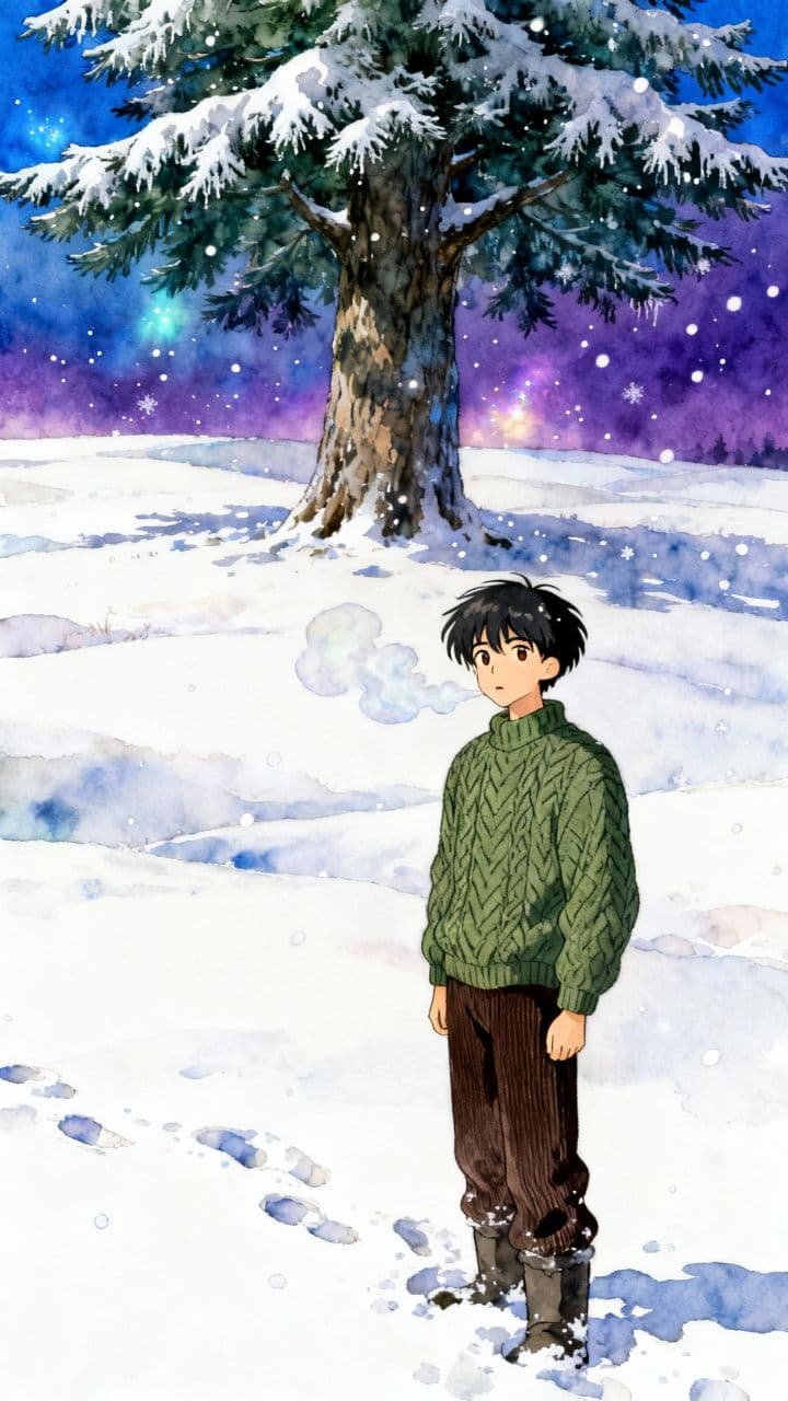 The Tree That Decorates Itself