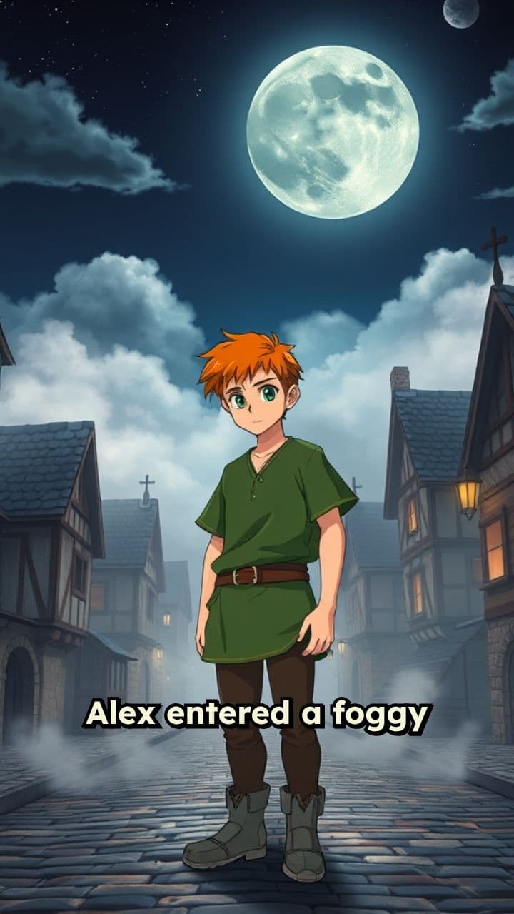 Midnight Fog in the Minecraft Village