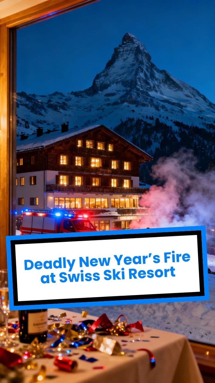 Deadly New Year’s Fire at Swiss Ski Resort