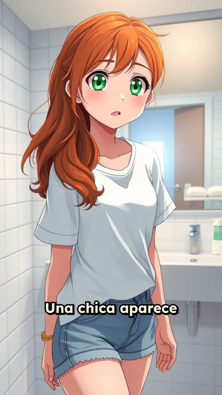 Momento de emoción en el baño