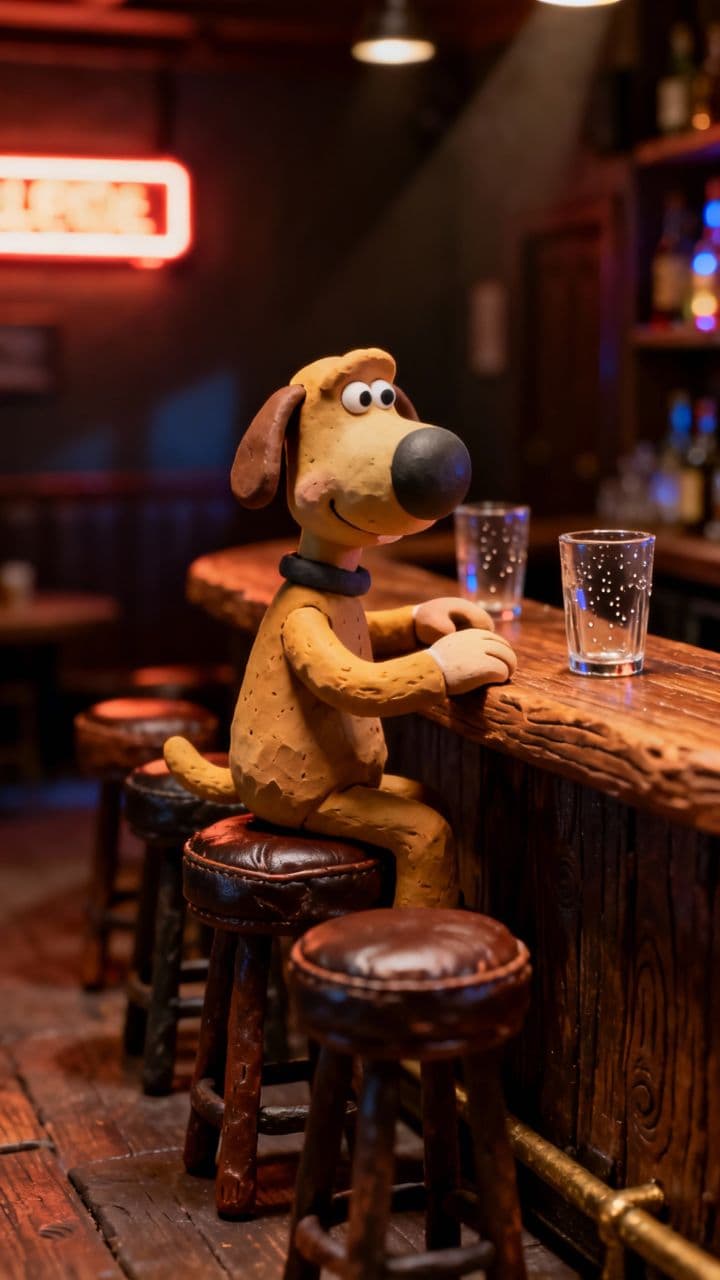 Mysterious Eyes Across the Room