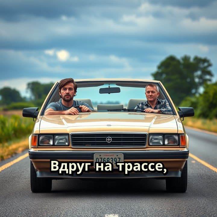 Полный крах на трассе