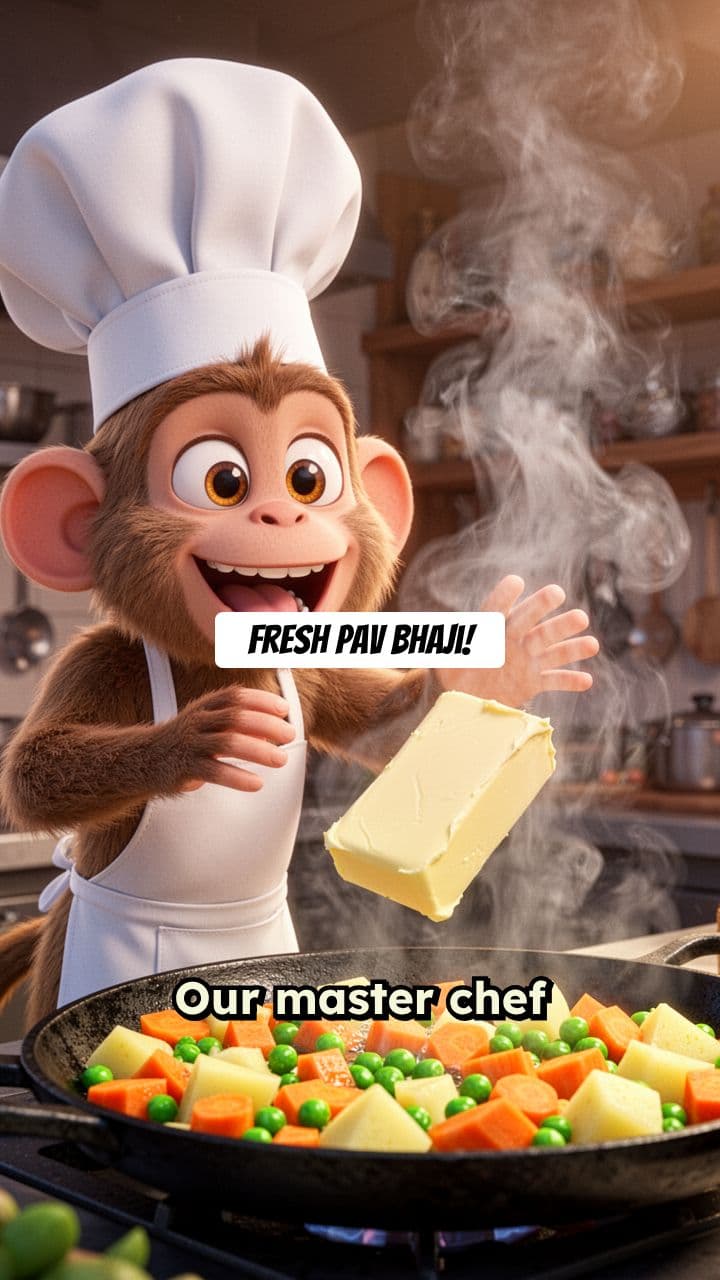 Chef Monkey's Pav Bhaji
