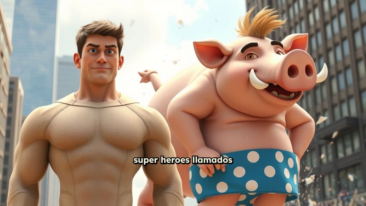 Héroes insólitos contra la cerda gigante