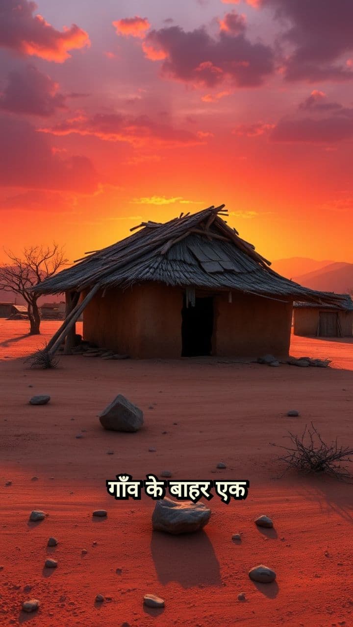 A Crumbling Hut of Poverty