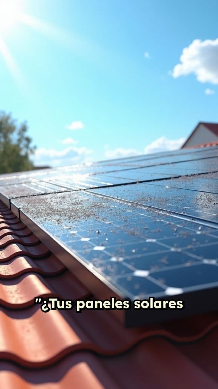 Mantenimiento para paneles solares eficientes
