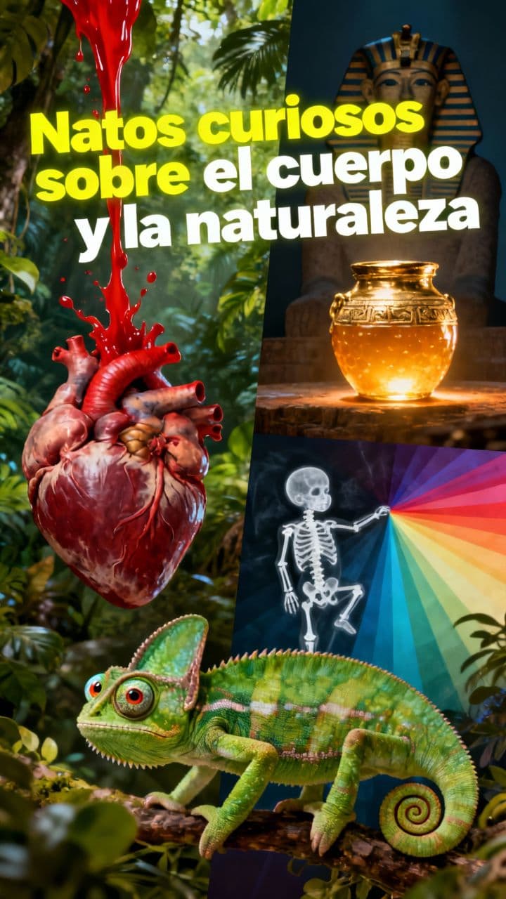 Datos curiosos sobre el cuerpo y la naturaleza