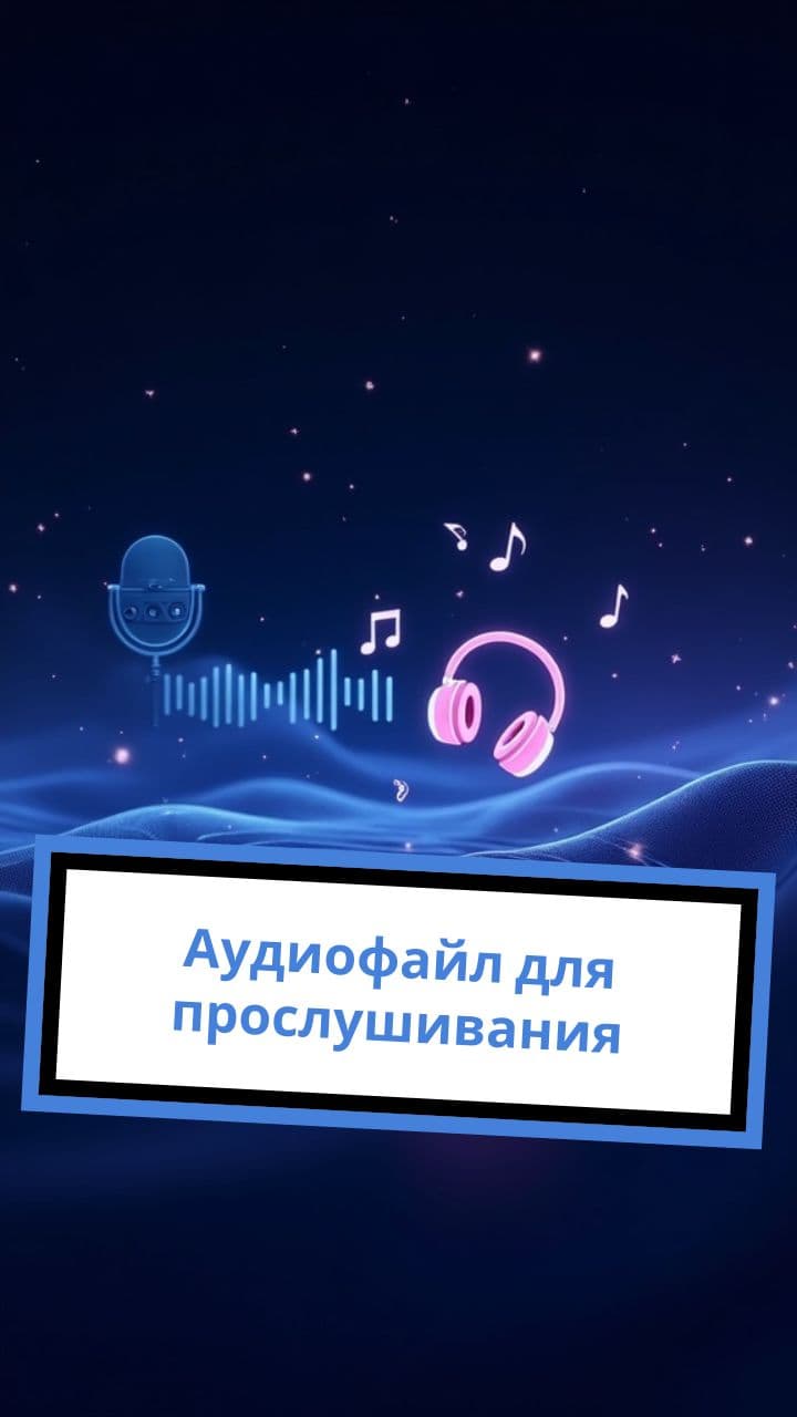 Аудиофайл для прослушивания